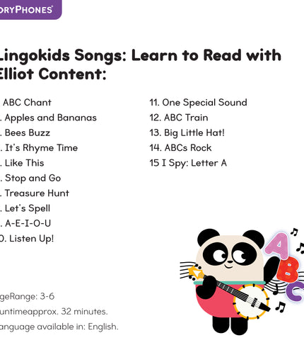 Lingokids Songs: Learn to Read with Elliot StoryShield