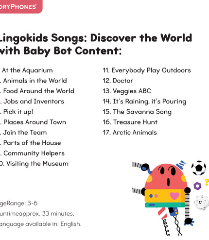 Lingokids Songs: Discover the World with Baby Bot StoryShield