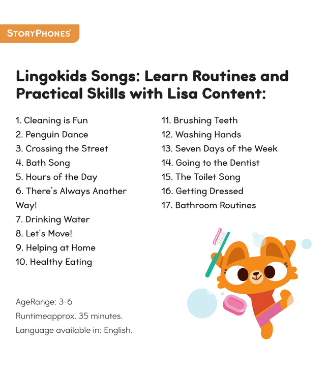 Lingokids Songs: Learn Routines and Practical Skills with Lisa