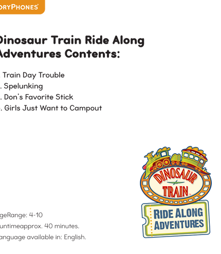 Dinosaur Train Ride Along Adventures StoryShield